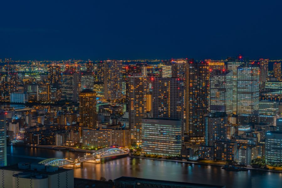 Caretta Shiodome Observation deck Tokyo