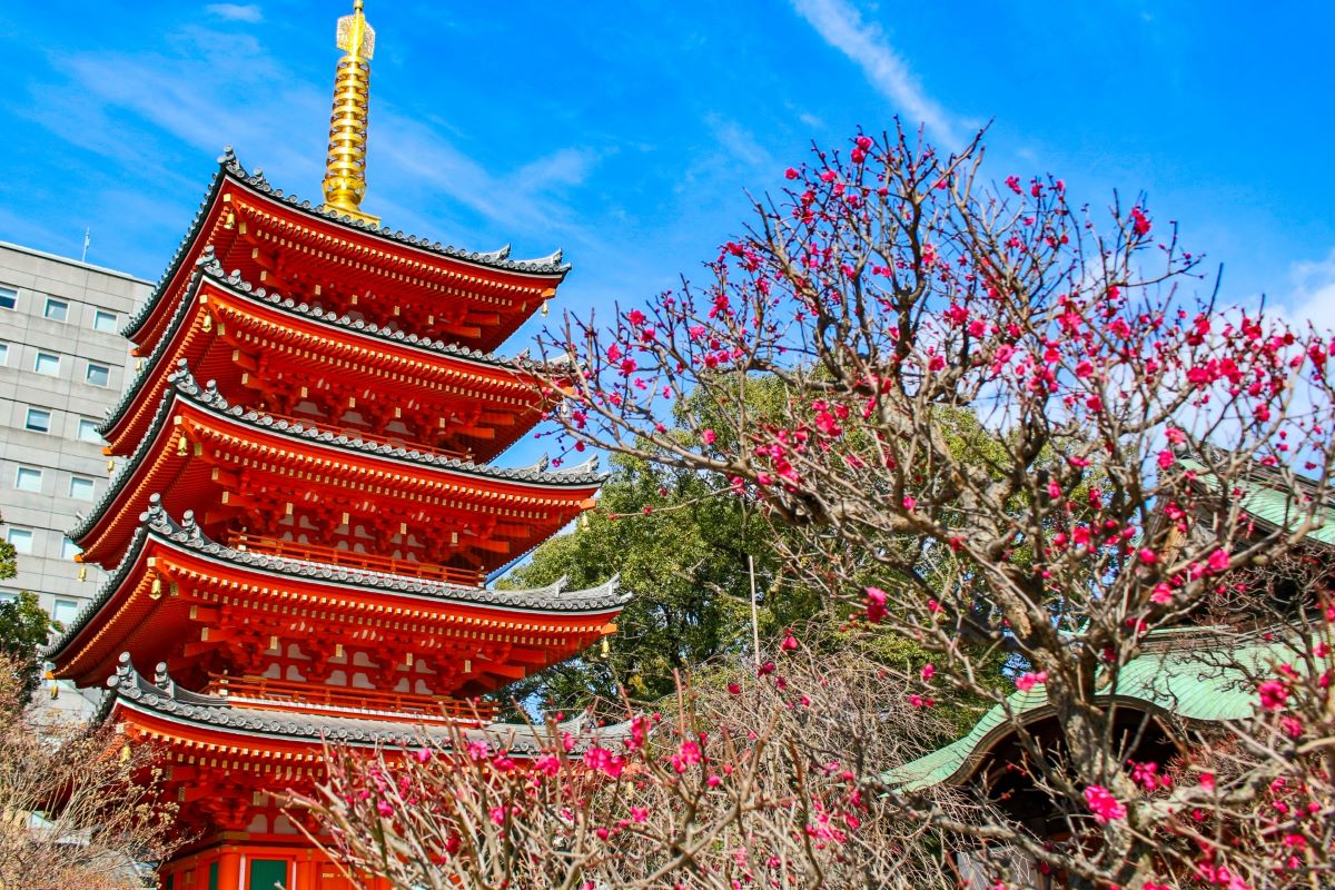 Tochoji Temple In Fukuoka